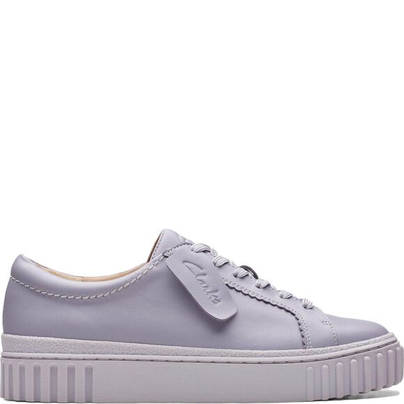 Clarks Shoes - Clarks Women's Mayhill Walk Sneakers, Lilac Leather, 9 M US